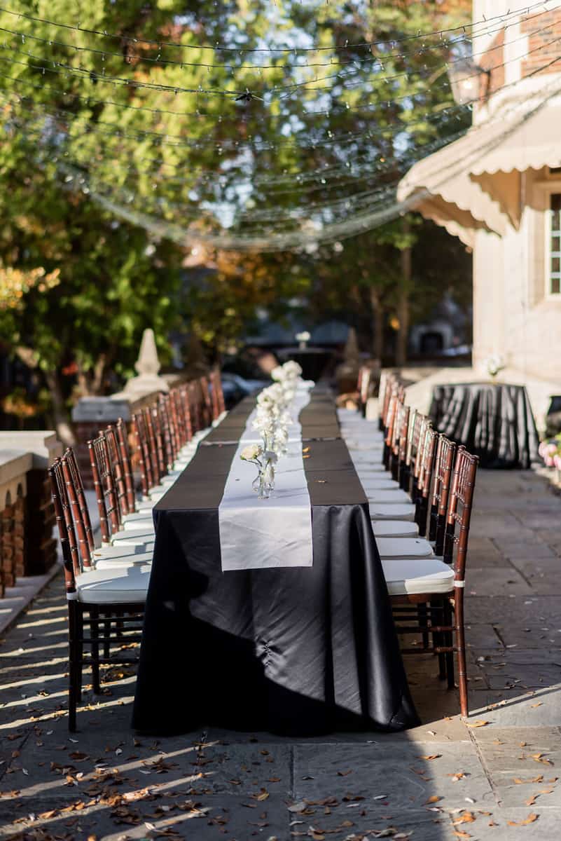 Tulsa Mansion table scape